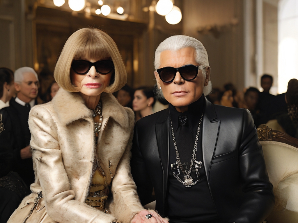 anna wintour and karl lagerfeld