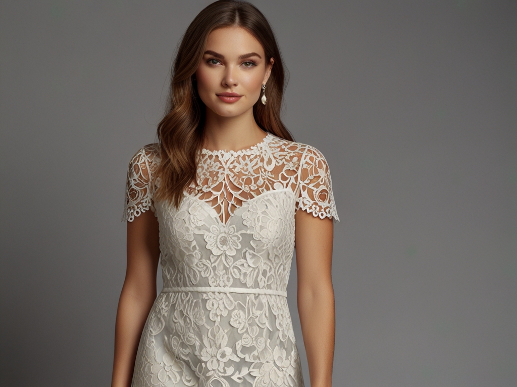 Lace Overlay Dress